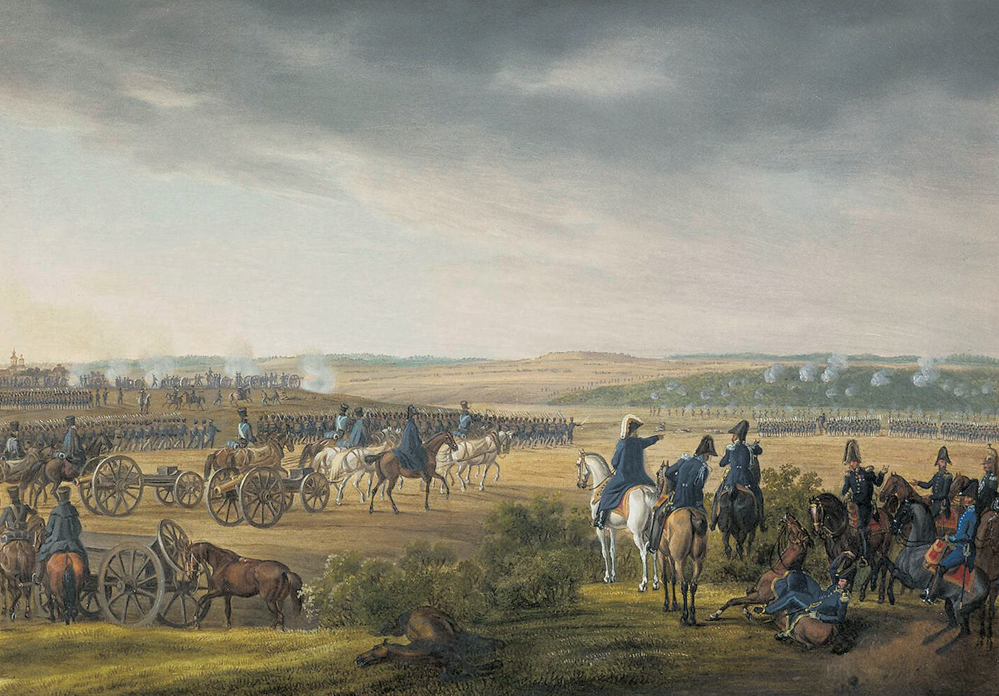 На поле боя под Москвой 5 сентября 1812 г.