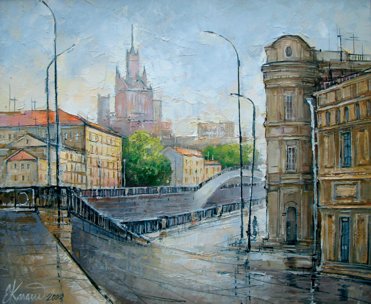Москва. Март