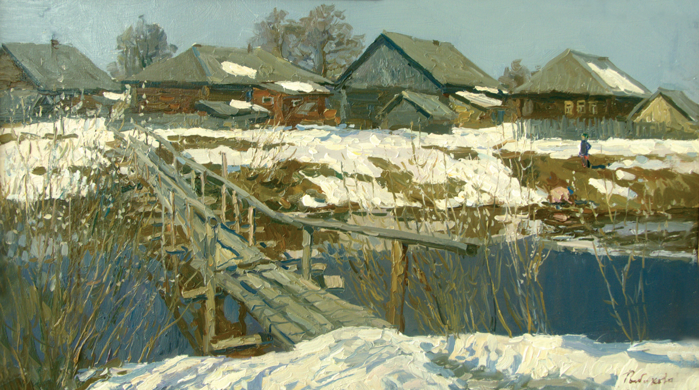 Верба расцвела