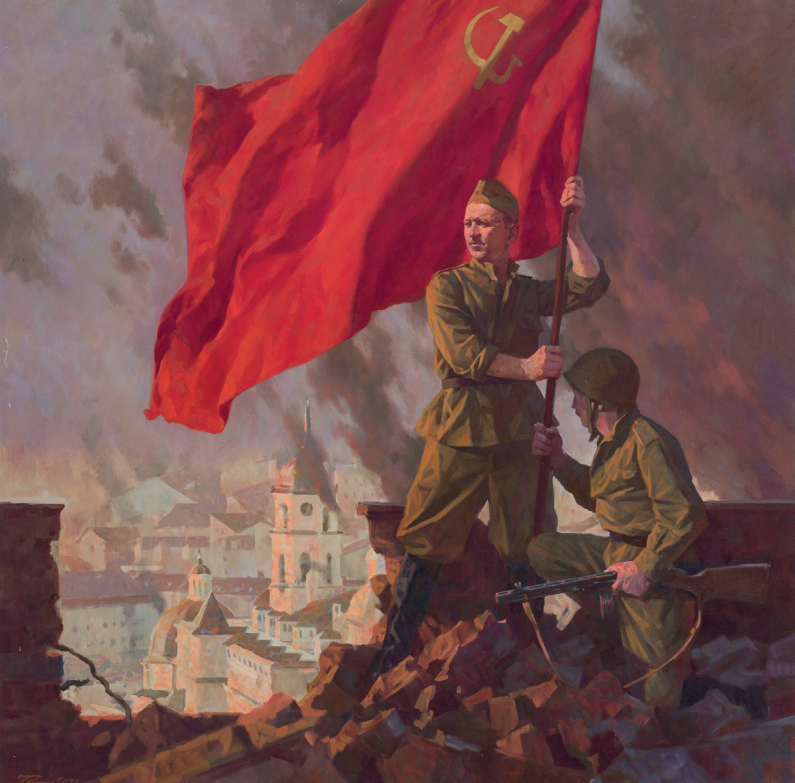 Знамя над Вильнюсом