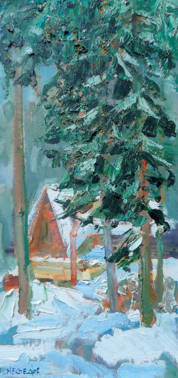 Зимние ели