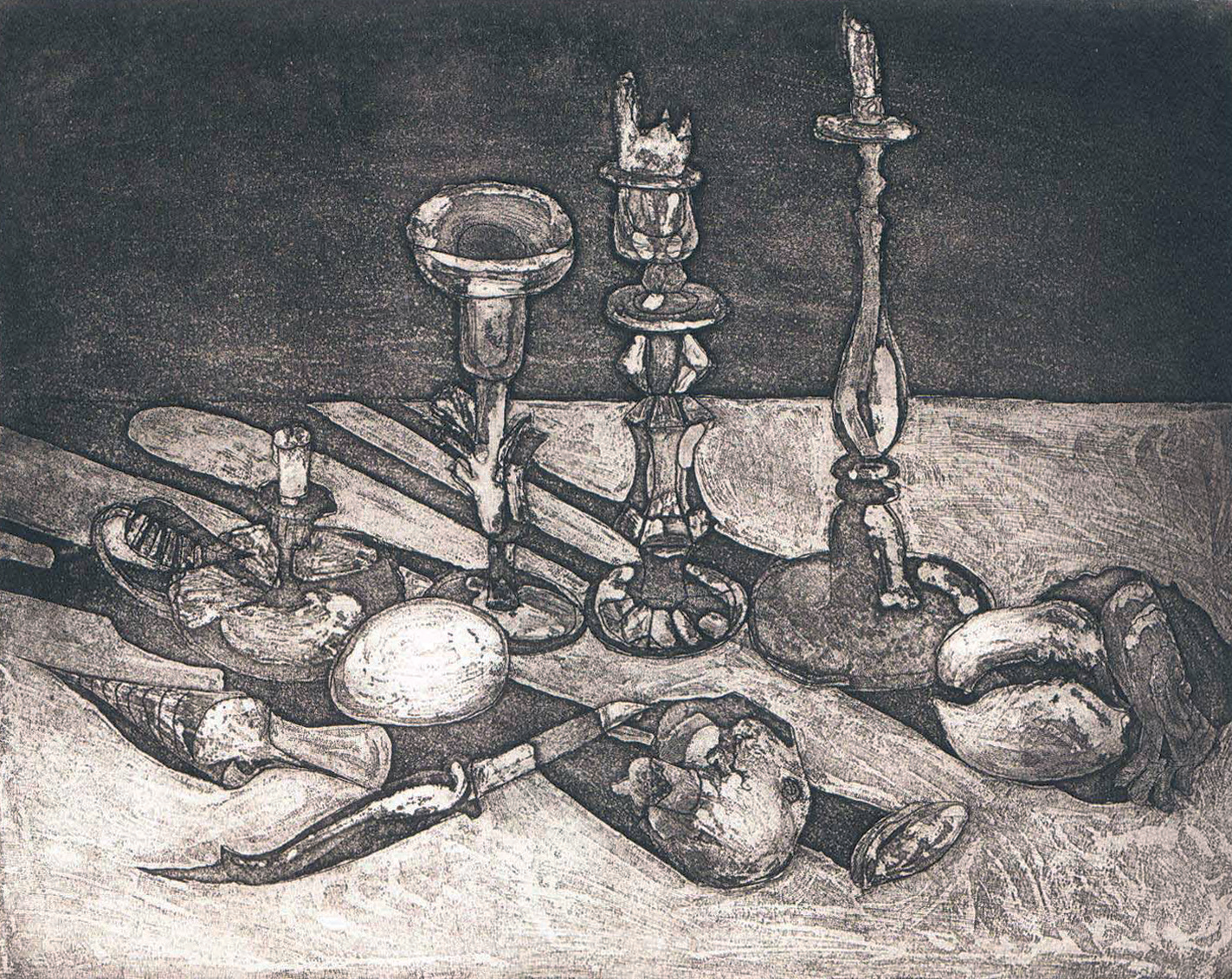 Натюрморт с подсвечниками
