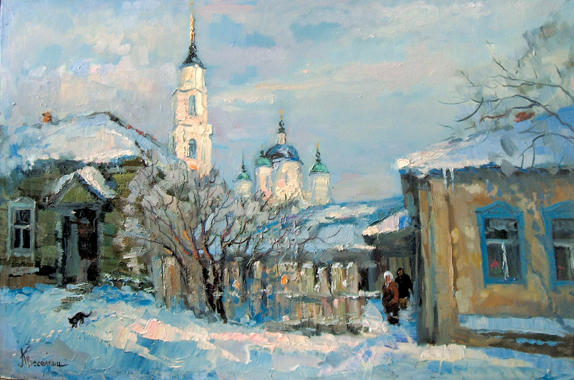 Лед плывет по реке Воронеж