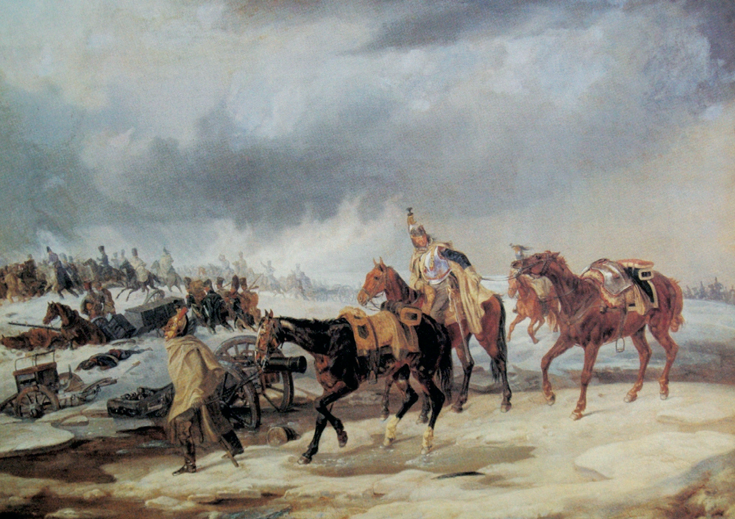 Отступление армии Наполеона, преследуемой русскими войсками в 1812 году