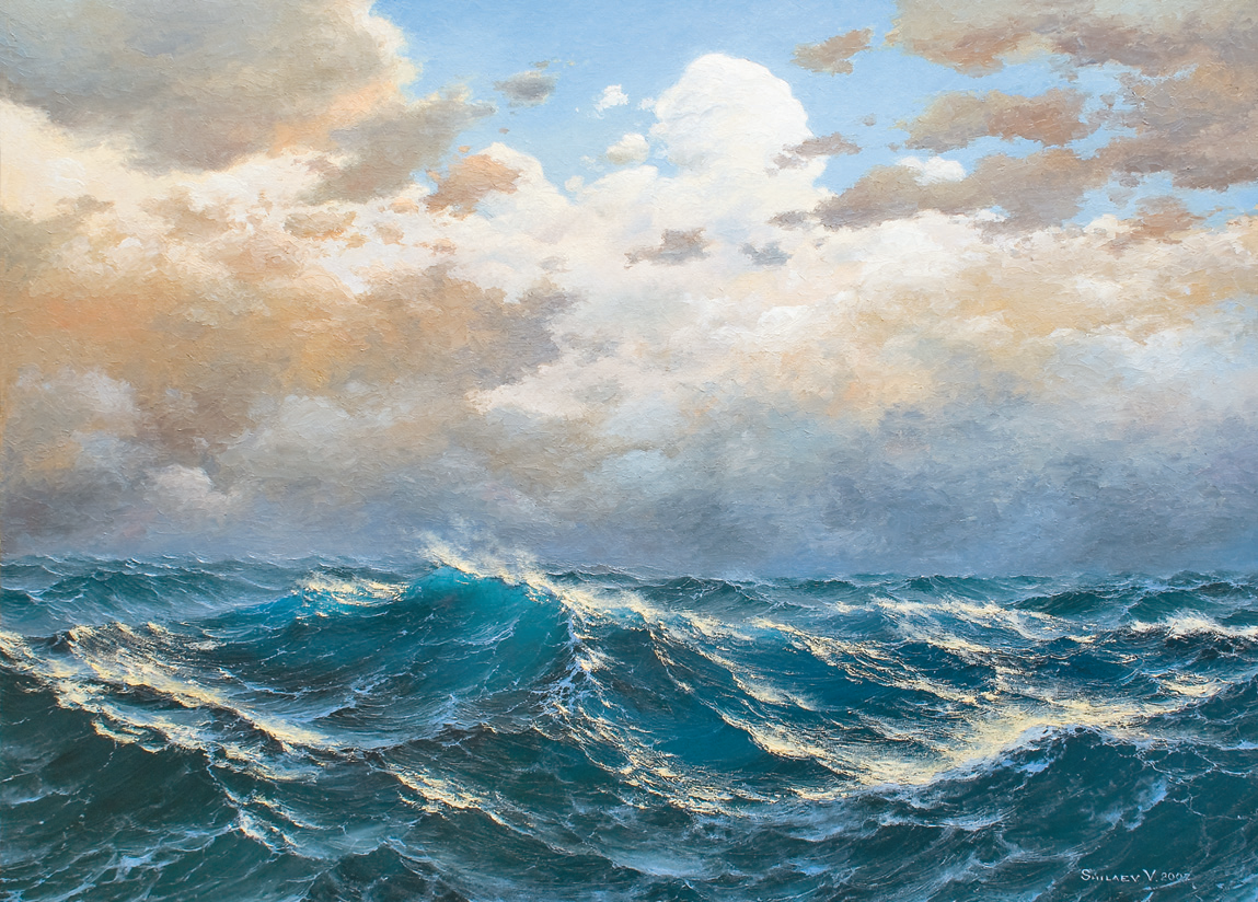 Фотография Неспокойное море