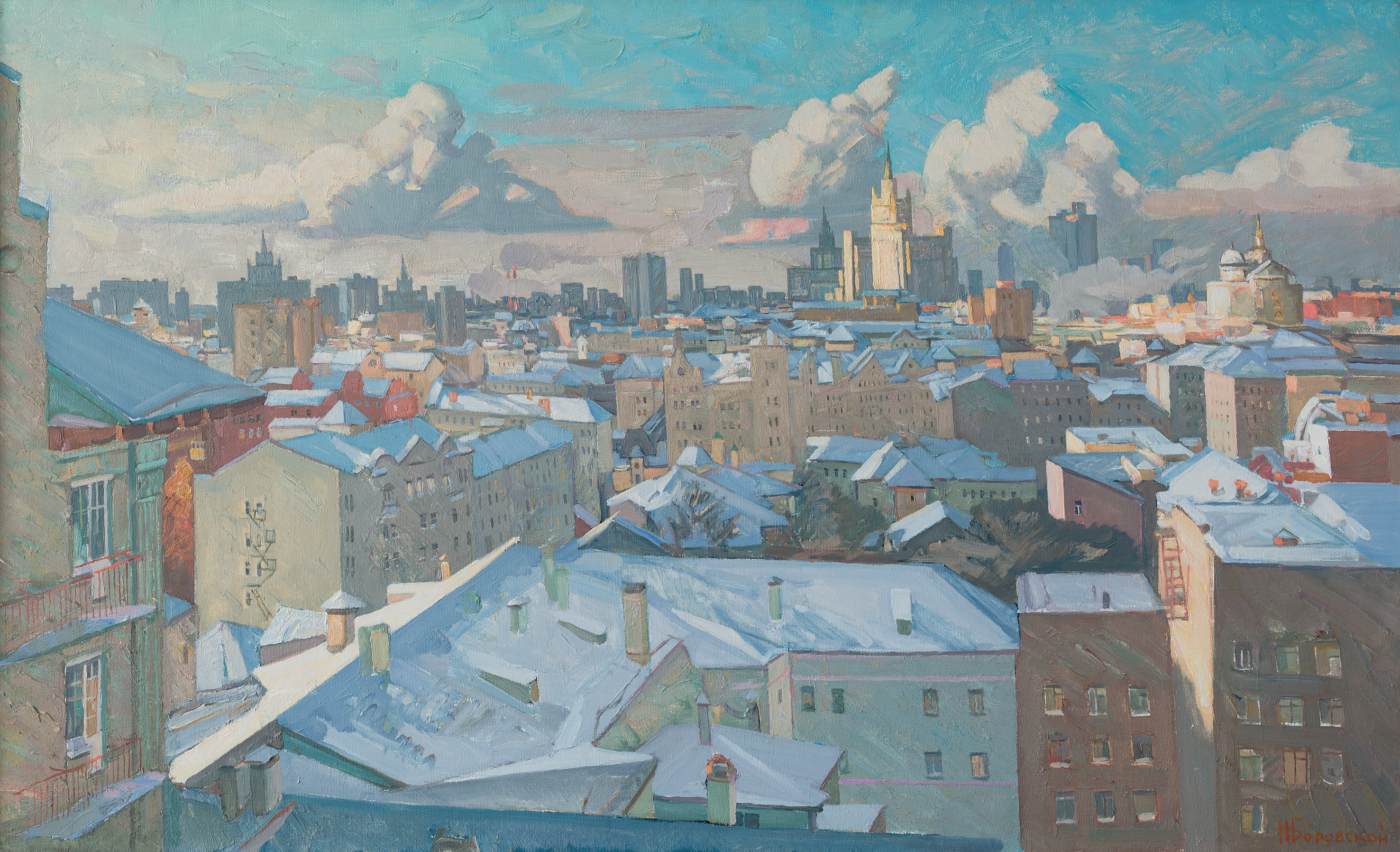 Москва. Утро
