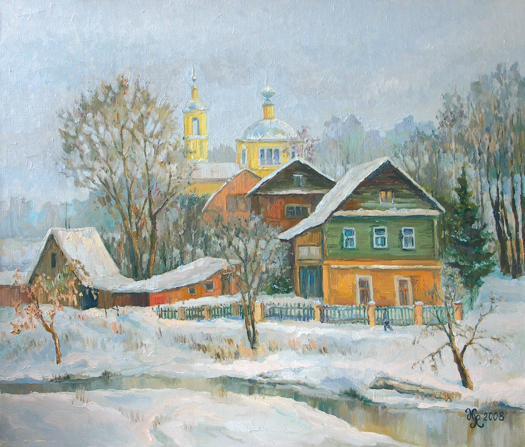 Зима за городом