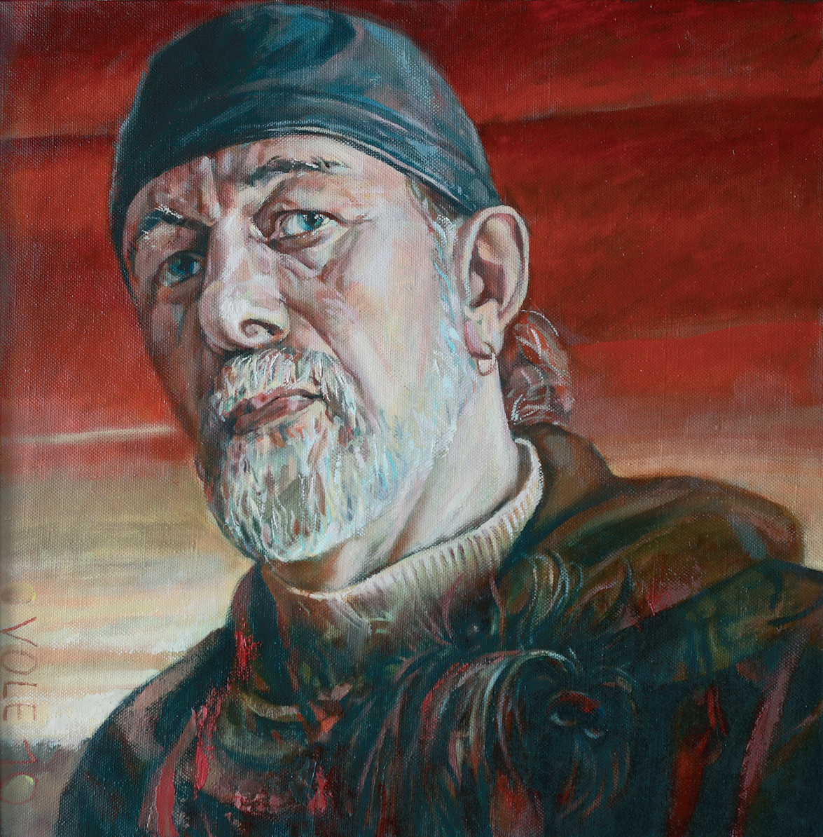 В. Осипов. Валентина. 2011. Орг., акрил, м. 45х60
