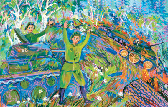 З. Колобанов. Ура, враг разбит!