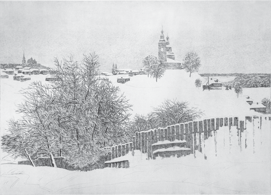 Август. Вечер. Дворики