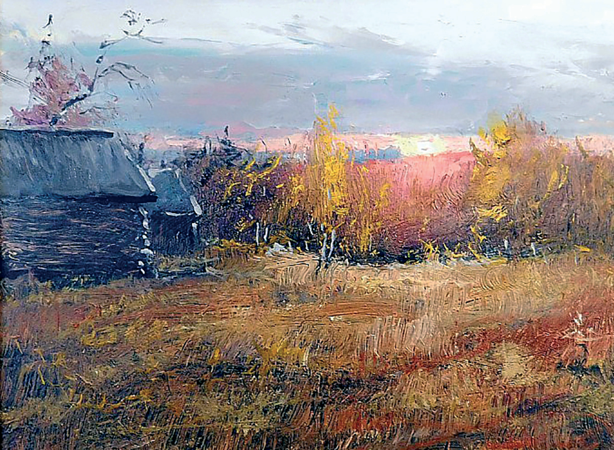 Грусть русского пейзажа. Этюд