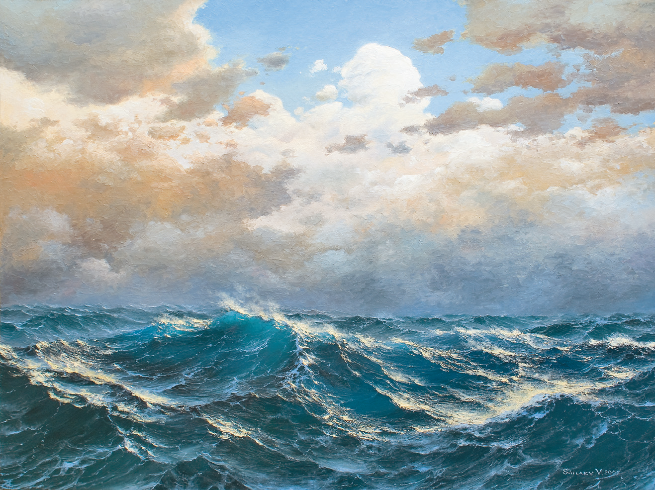 Фотография Неспокойное море