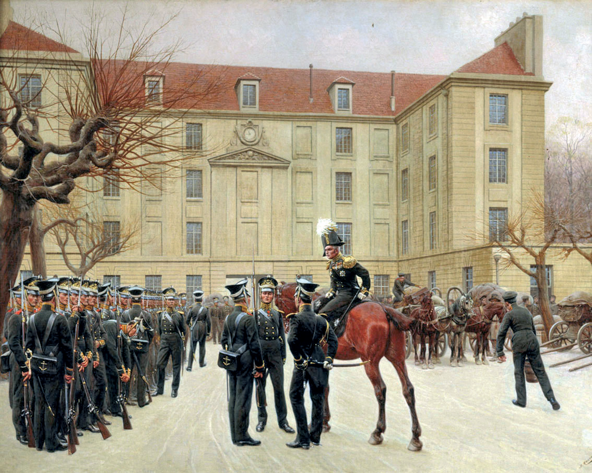 Фотография Гвардейский экипаж в Париже в 1814 г.