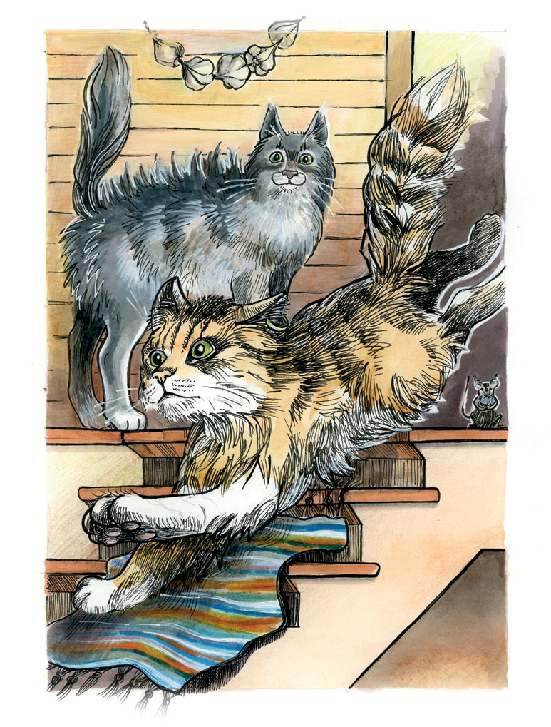 Бойцовский кот (к рассказу В. Татур в книгу «Нанозавры» для изд. «Формаслов» )