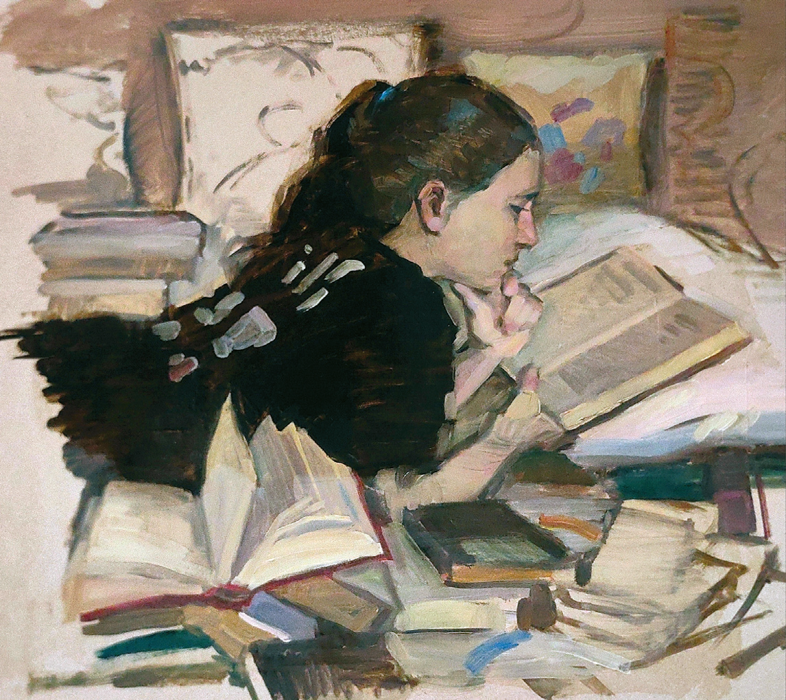 Фотография Среди книг