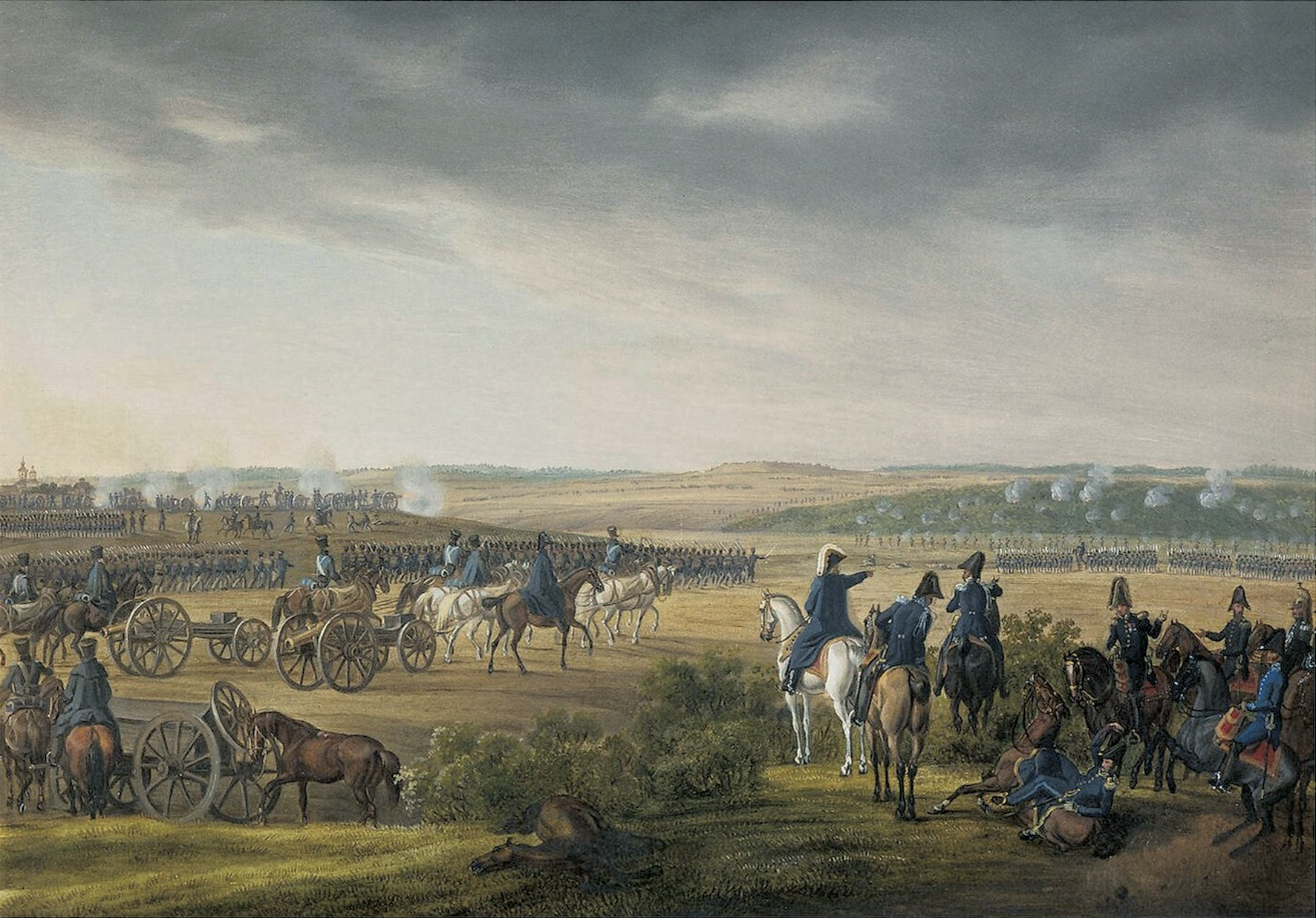 Фотография На поле боя под Москвой 5 сентября 1812 г.